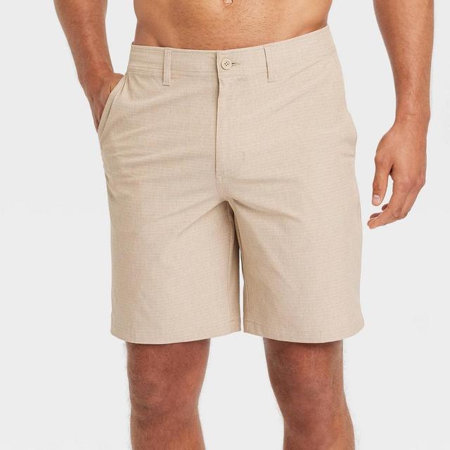 Mens 9 Hybrid Swim Shorts - Goodfellow & Co Almond 36 Product Image