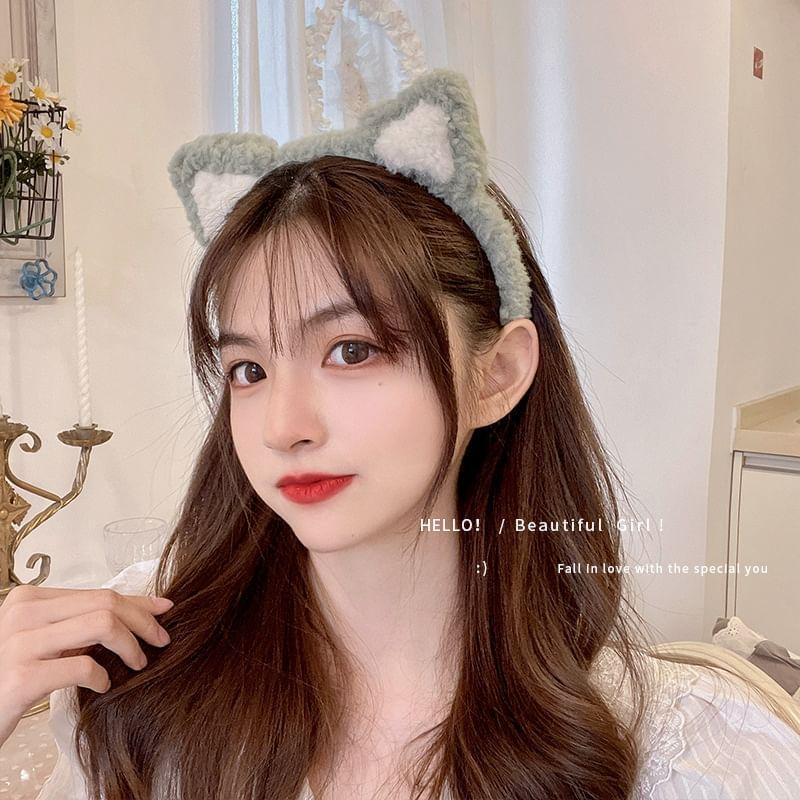 Cat Ear Chenille Headband (Various Designs) Product Image