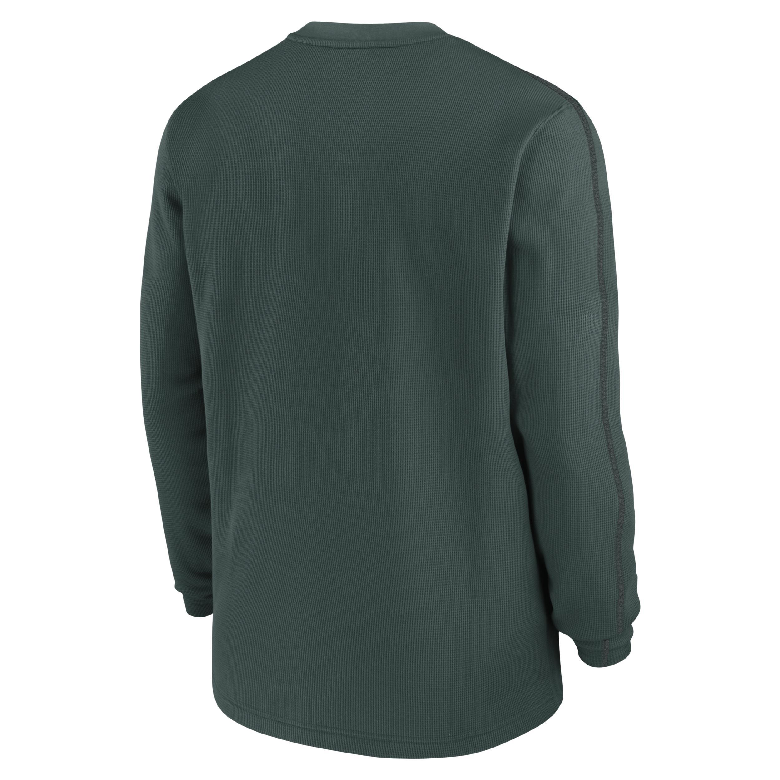 Michigan State Spartans Sideline Coach Nike Men's College Long-Sleeve Top Product Image