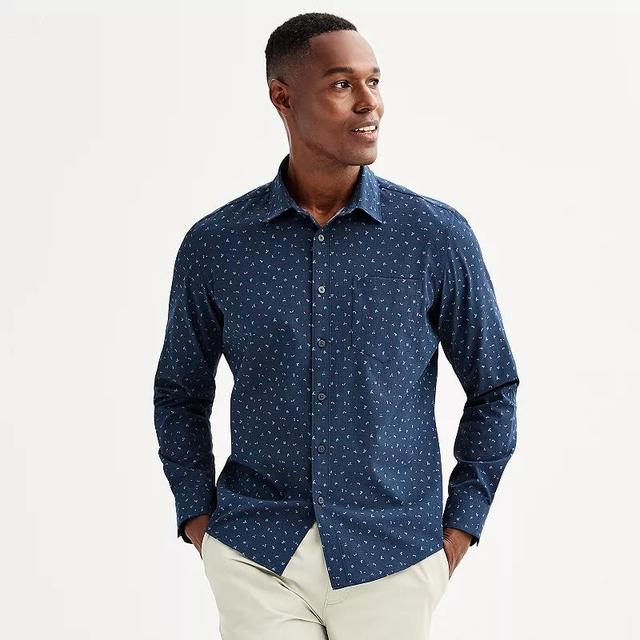 Mens FLX Performance Untucked-Fit Button Down Shirt Product Image