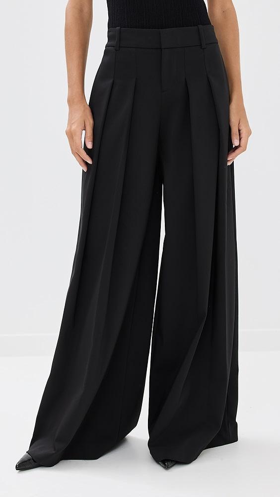 alice + olivia Blaire Ultra Pleated Pants | Shopbop Product Image