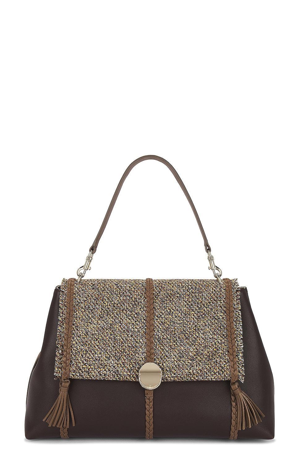 Chloe Large Penelope Flap Bag Brown.. Product Image