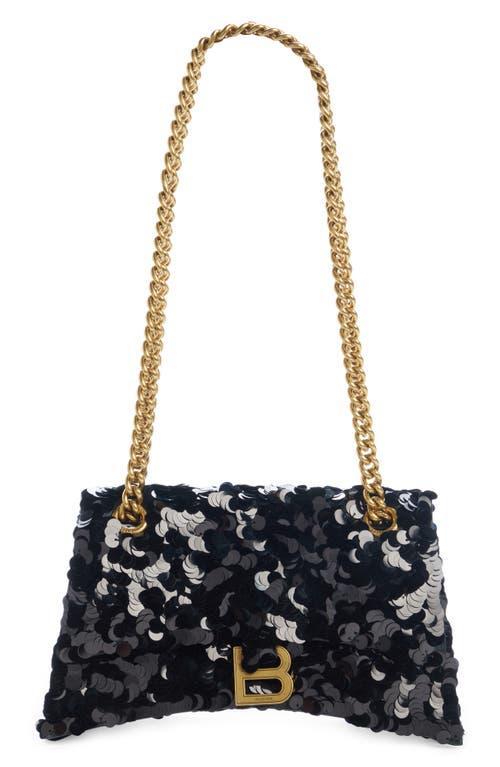 Balenciaga Crush Sequin Chain Strap Shoulder Bag Product Image