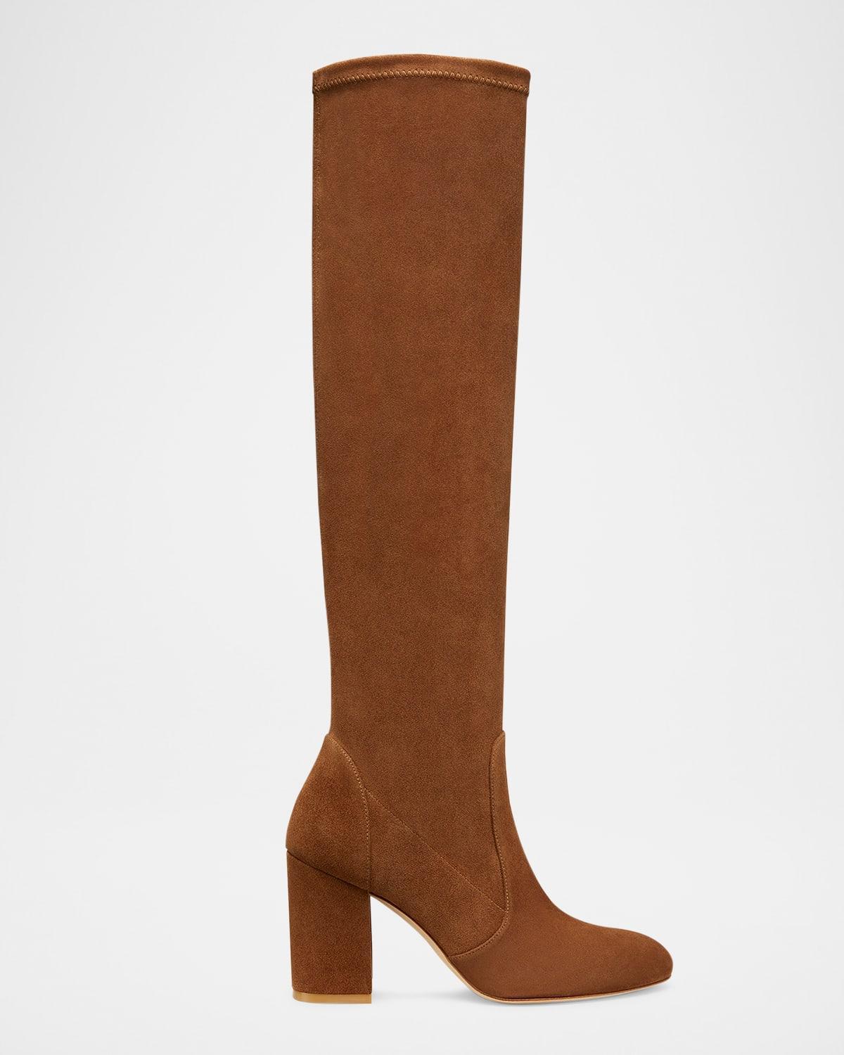 Womens Yuliana 85MM Suede Knee-High Boots Product Image