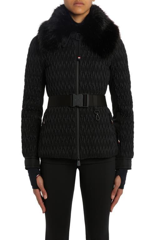 Moncler Plantrey Down Faux Fur Jacket Product Image