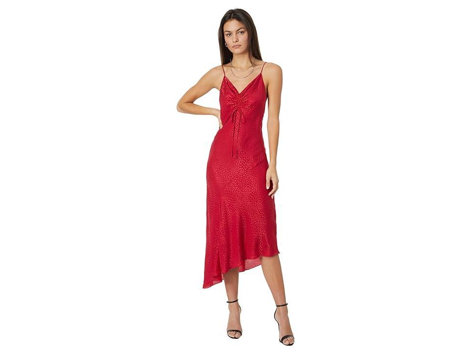 AllSaints Alexia Heart Jacquard Asymmetric Slipdress product image