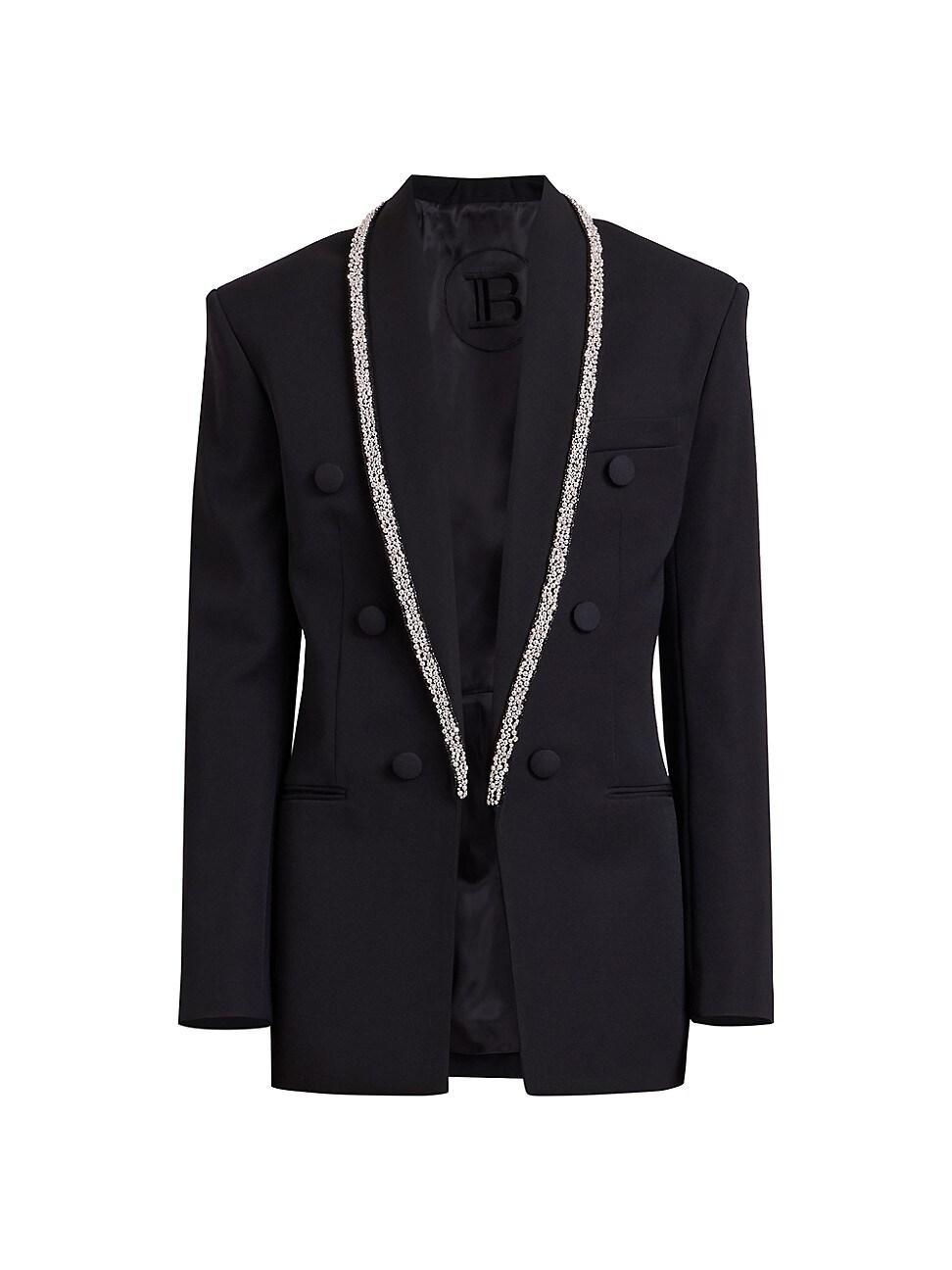 Mens Strass-Piped Shawl Jacket Product Image