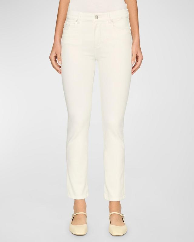 Mara Straight Mid-Rise Instasculpt Ankle Jeans Product Image