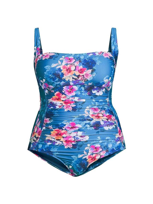 Womens Plus Size Summer Days One-Piece Swimsuit Product Image