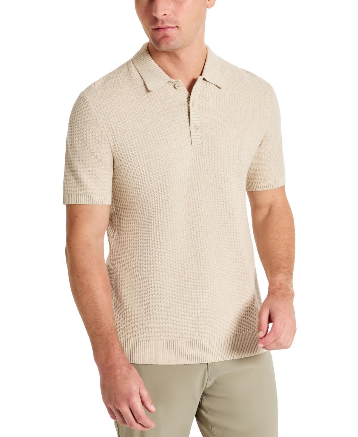 Kenneth Cole Mens Lightweight Knit Polo Product Image