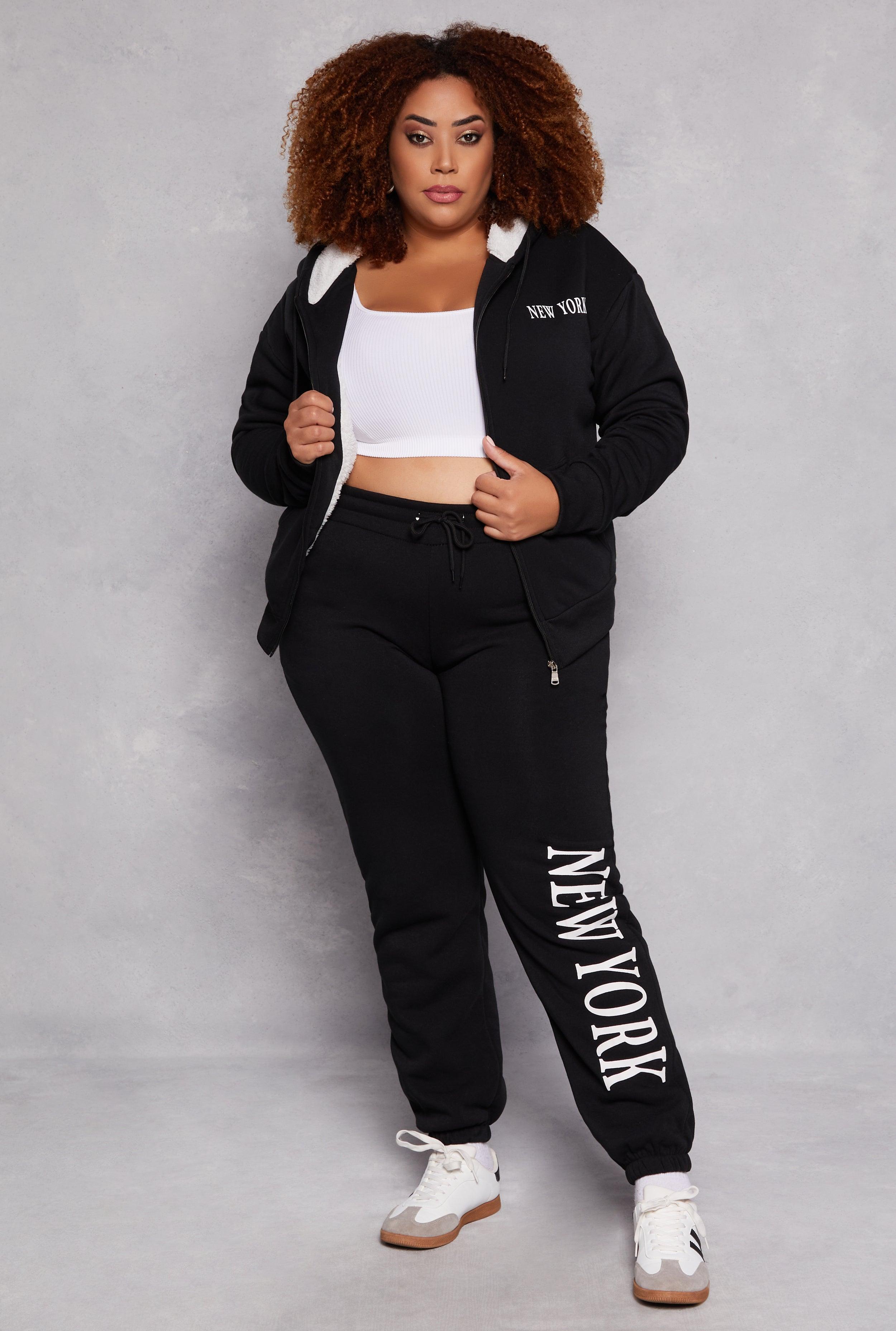 Womens Plus Size City Graphic Sweatpants Product Image