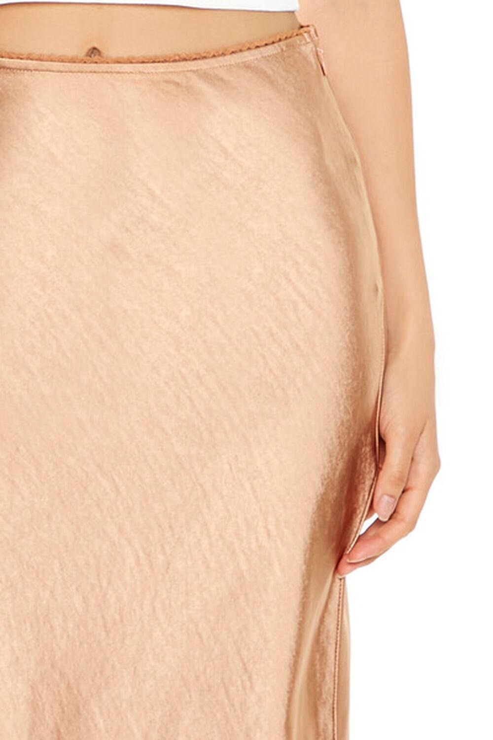 Satin Slip Midi Skirt | Forever 21 product image