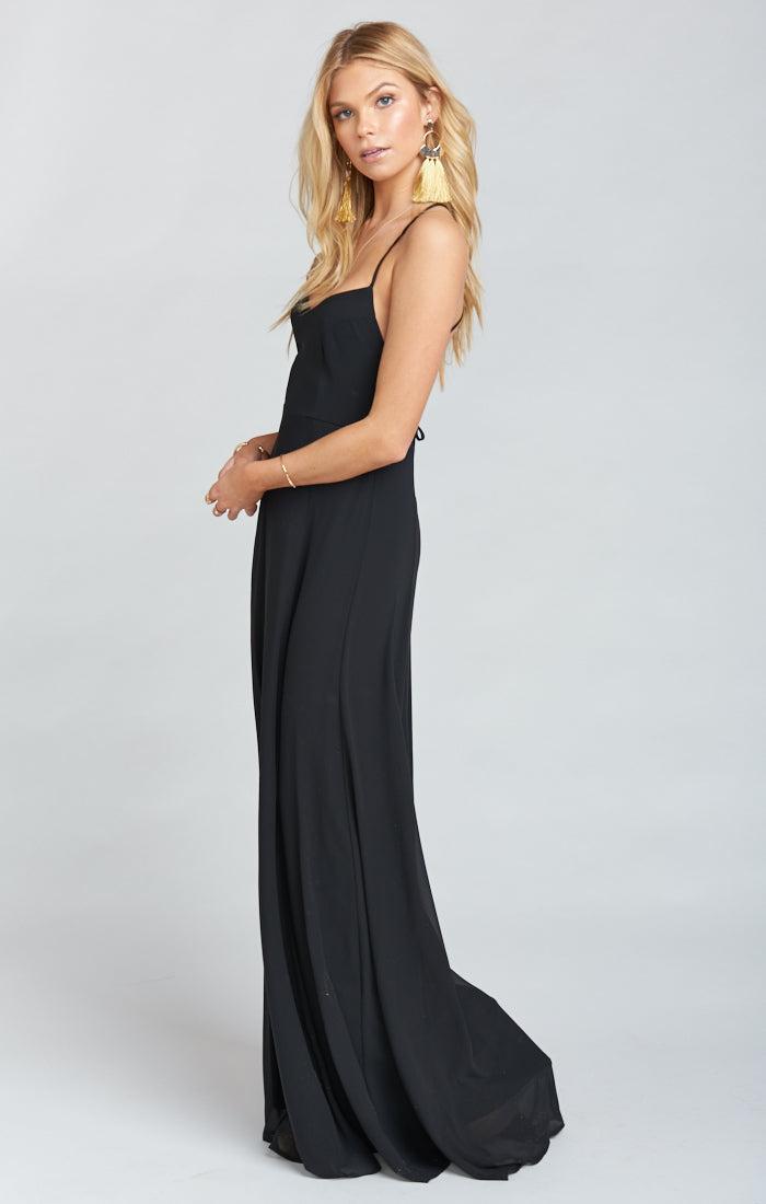 Godshaw Goddess Gown ~ Black Chiffon Product Image