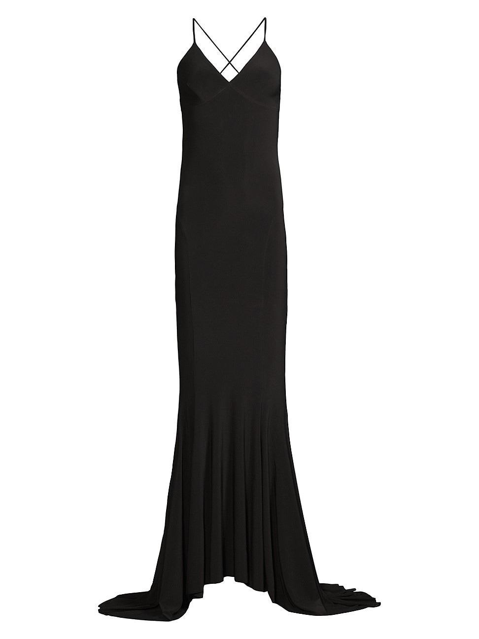 Womens Crisscross Scoopback Gown Product Image