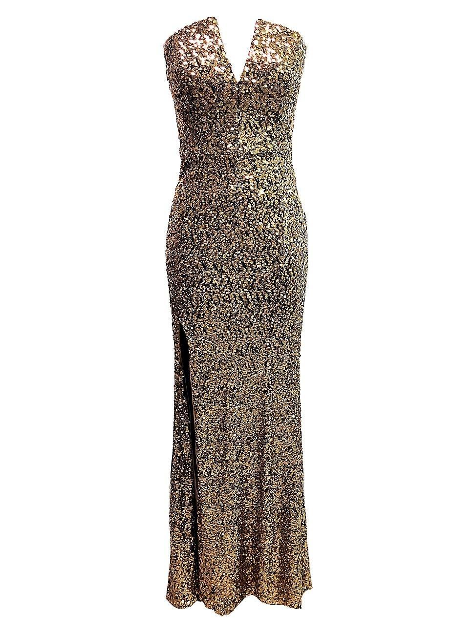 Dress the Population Fernanda Sequin Strapless Gown Product Image