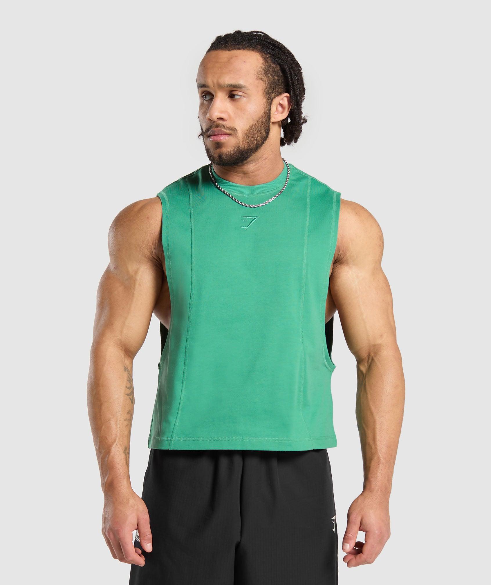 Premium Lifting Boxy Cut Off Tank Product Image