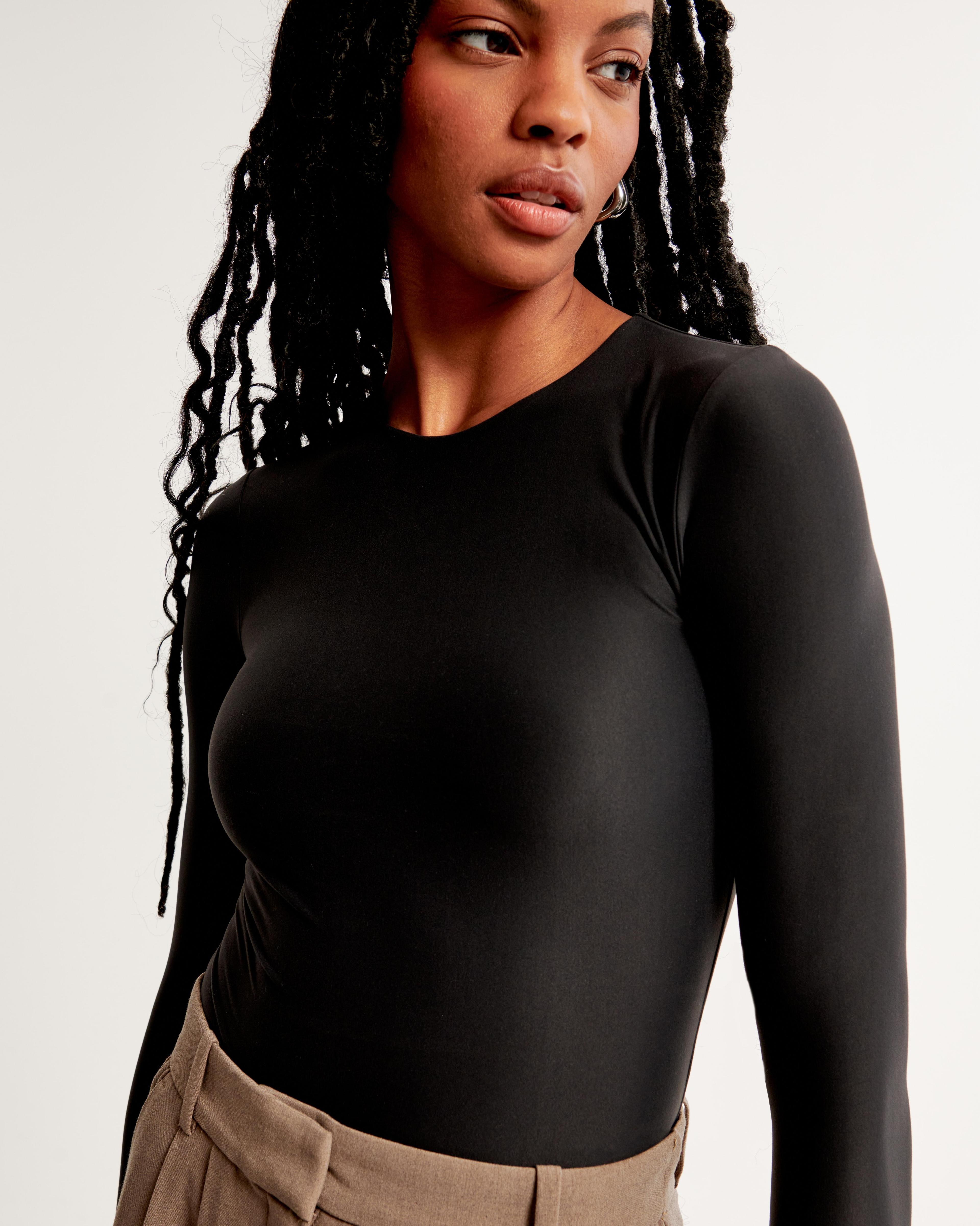 Soft Matte Seamless Long-Sleeve Crew Bodysuit Product Image