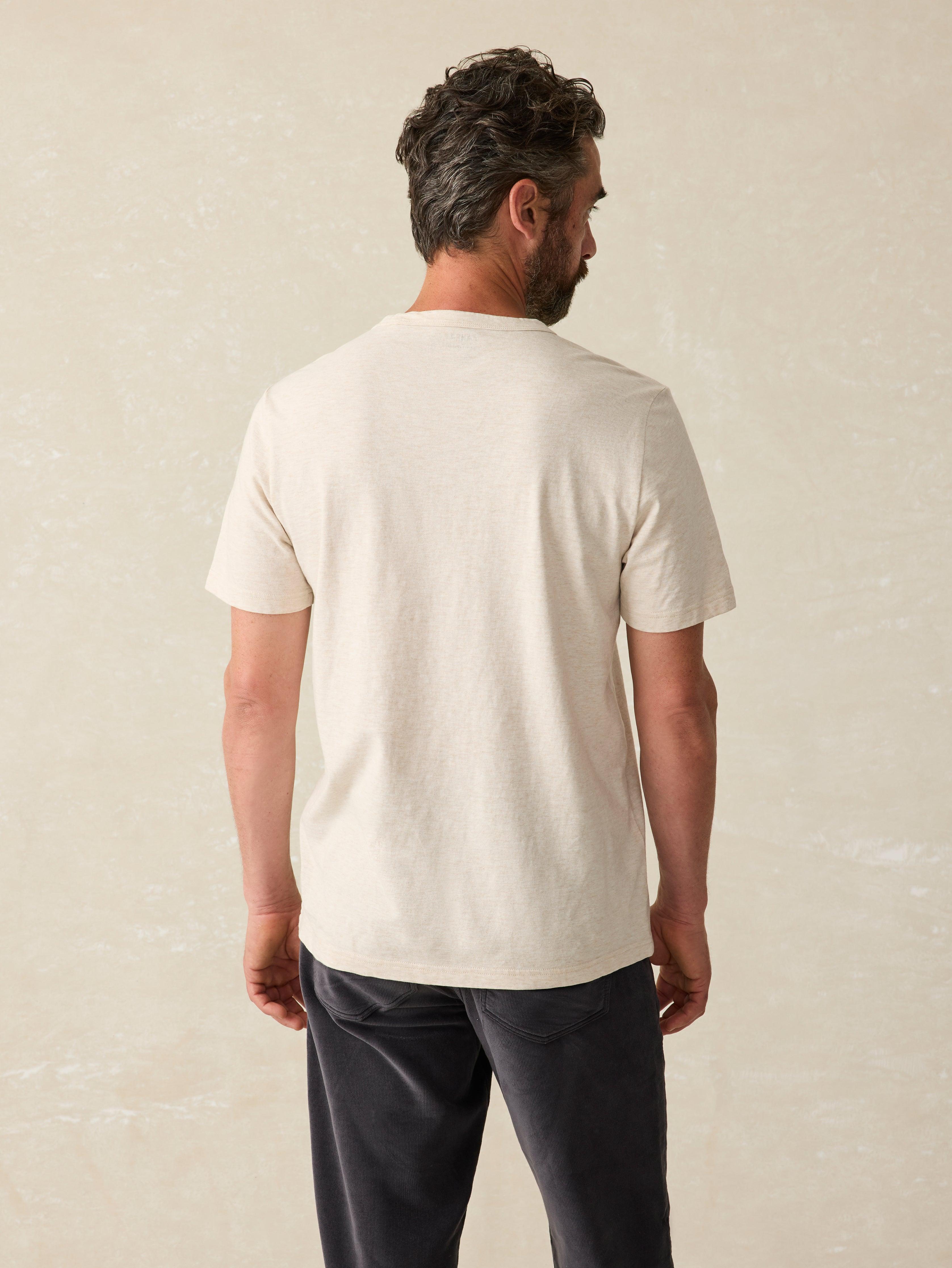 Sunwashed Pocket Tee - Arctic Frost Heather Male Product Image