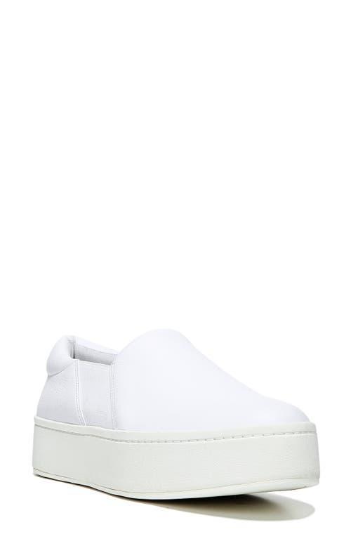 Womens Warren Leather Platform Slip-On Sneakers Product Image