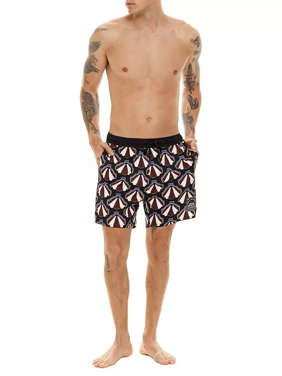 Diving Into Dreams Joe Abstract Swim Trunks Product Image