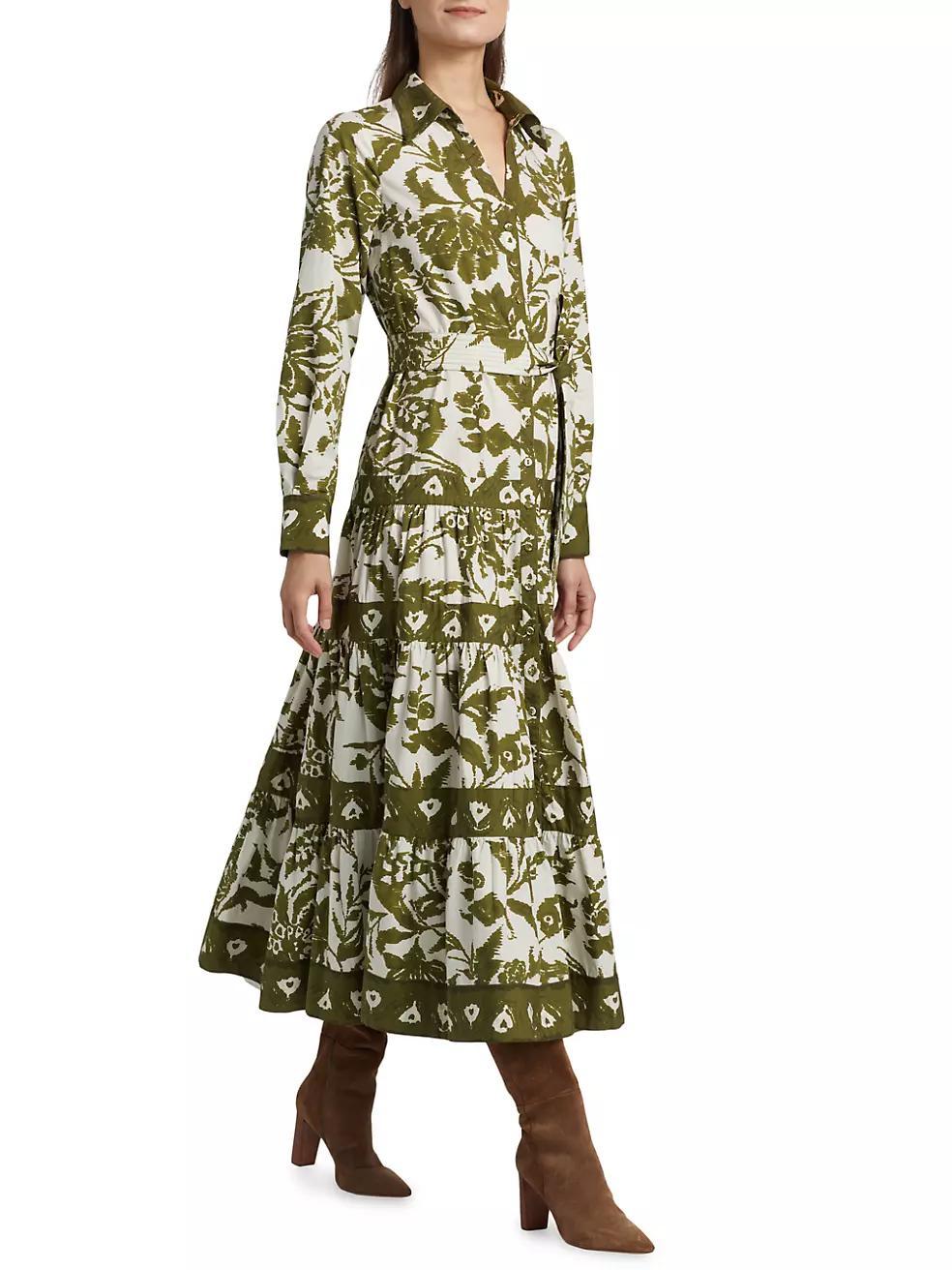 Shelby Floral Cotton Shirtdress Product Image