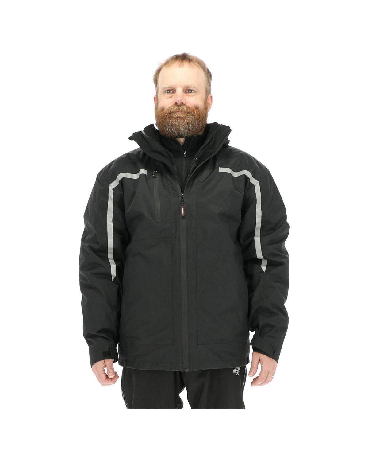 RefrigiWear Mens 3-in-1 Insulated Rainwear Systems Jacket Product Image