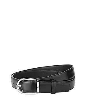 Mens Horseshoe Cut-to-Size Leather Belt Product Image