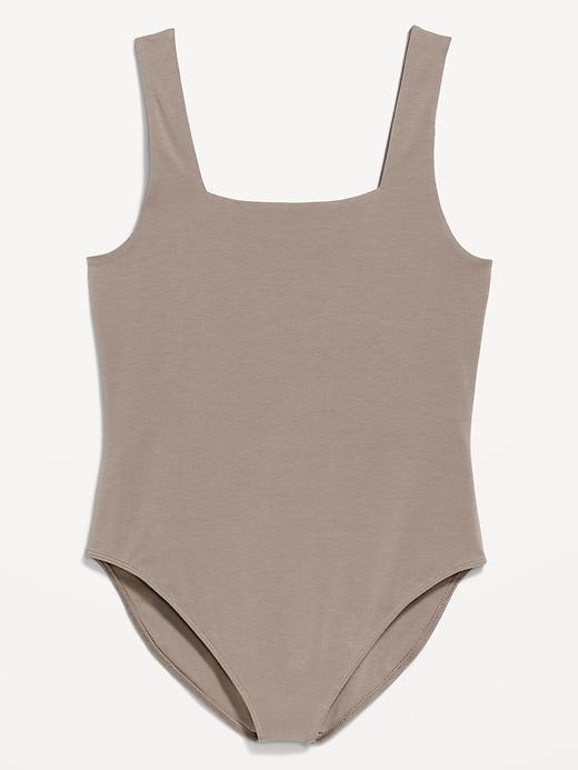 Square-Neck Tank Top Bodysuit Product Image