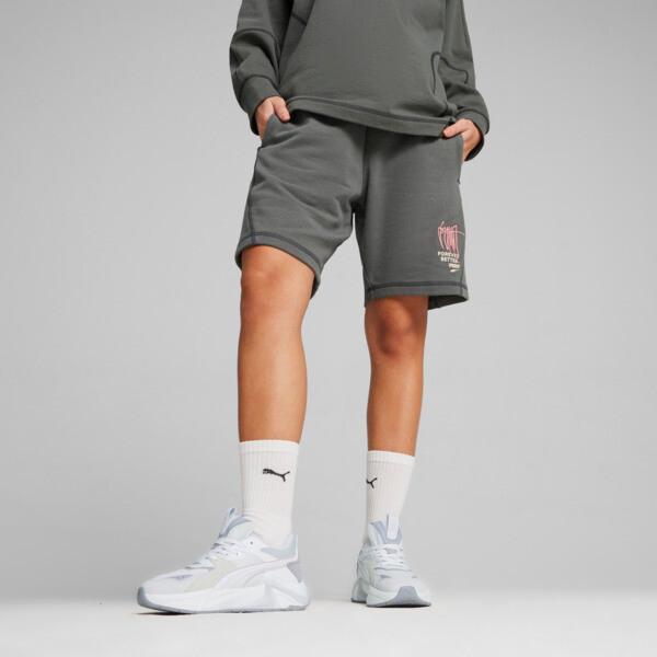 PUMA DOWNTOWN RE:COLLECTION Men's Shorts in Mineral Grey Product Image