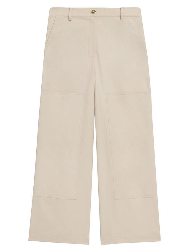 Womens Utility Patch Crop Pants Product Image