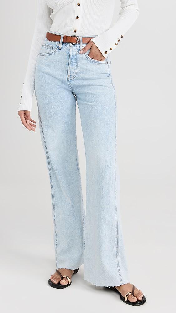 Veronica Beard Jean Taylor Wide Leg Jeans | Shopbop Product Image