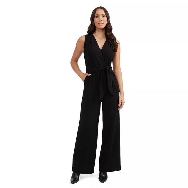 Womens Ellen Tracy Wide Leg Jumpsuit With Tie Waist Product Image