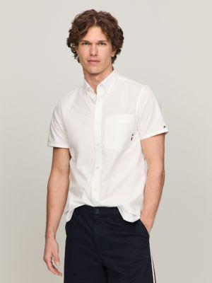 Slim Fit Short-Sleeve Poplin Shirt Product Image