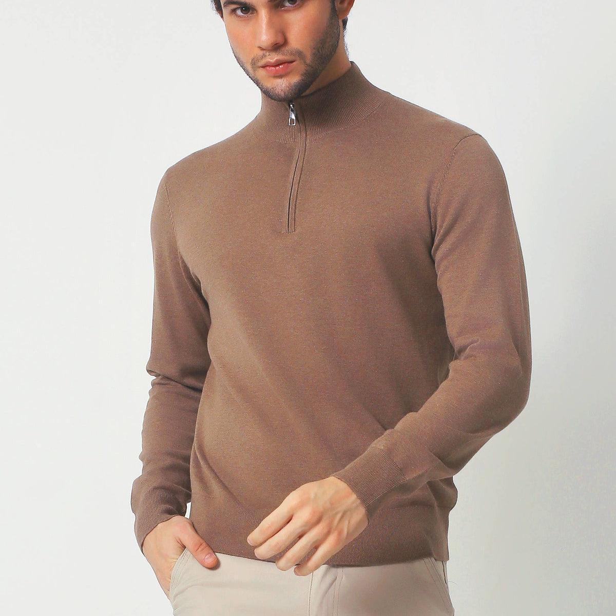 Men's Everyday Cotton Quarter Zip Sweater Product Image