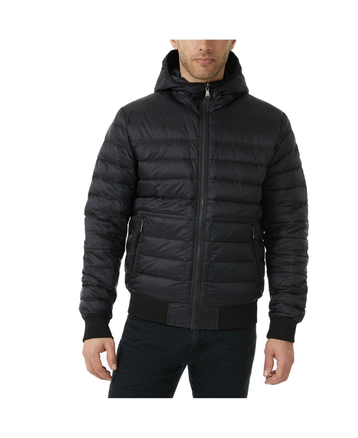 Maxwell Lightweight Reversible Bomber Jacket - Black Product Image