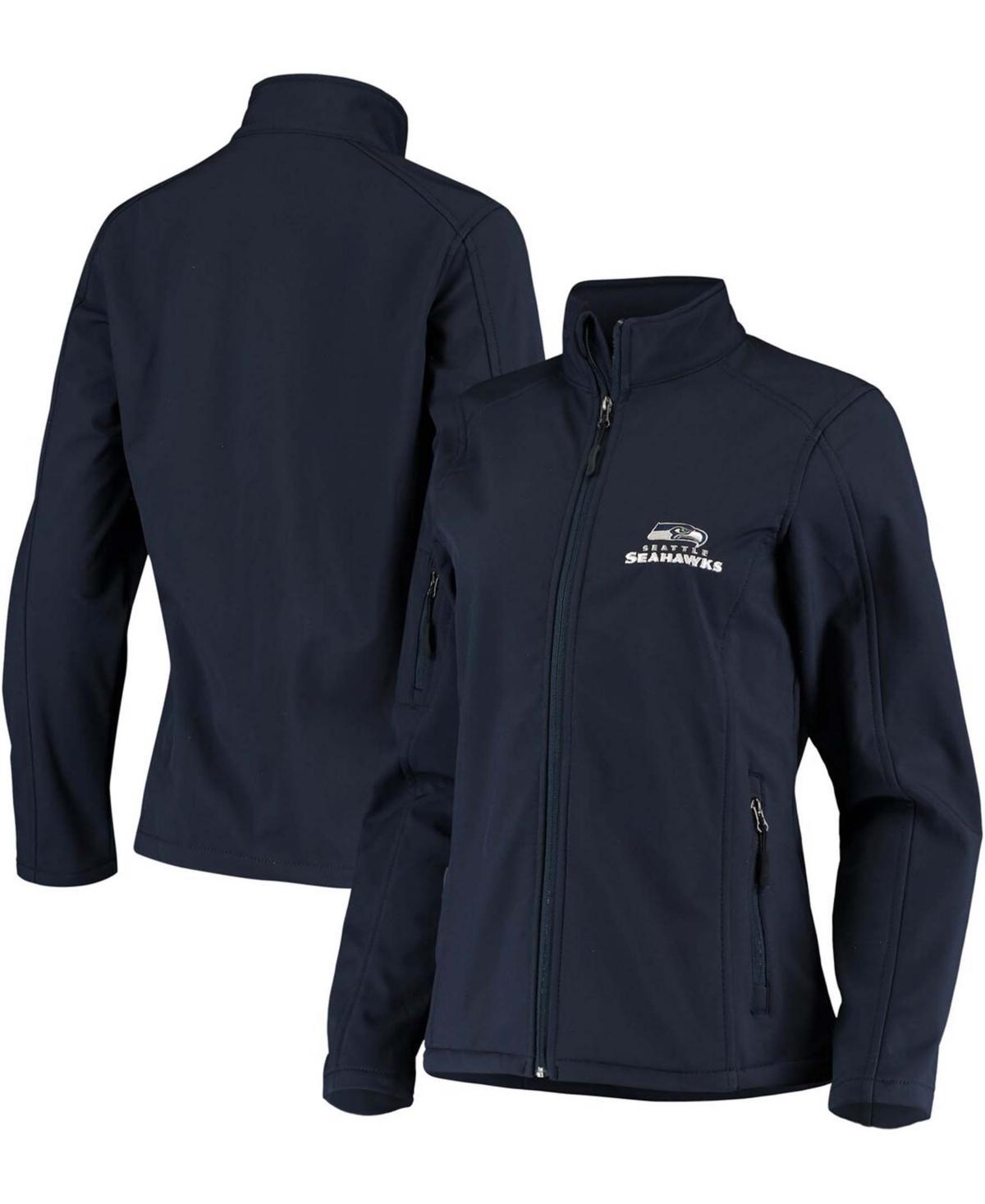 Womens College Seattle Seahawks Full-Zip Sonoma Softshell Jacket Blue Product Image