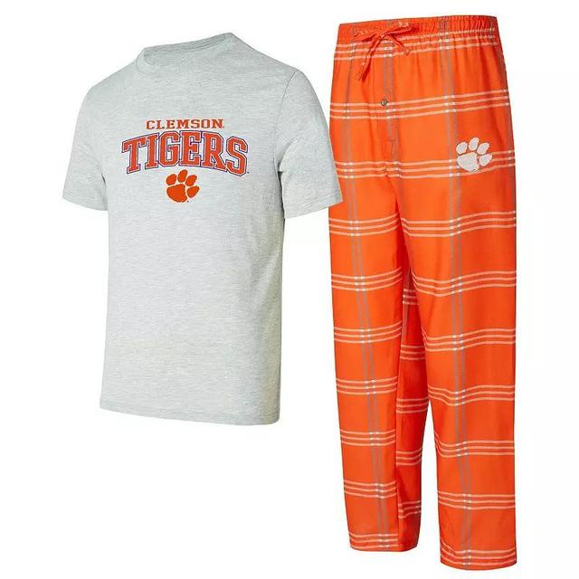 Mens Concepts Sport Clemson Tigers T-Shirt & Pants Sleep Set Product Image