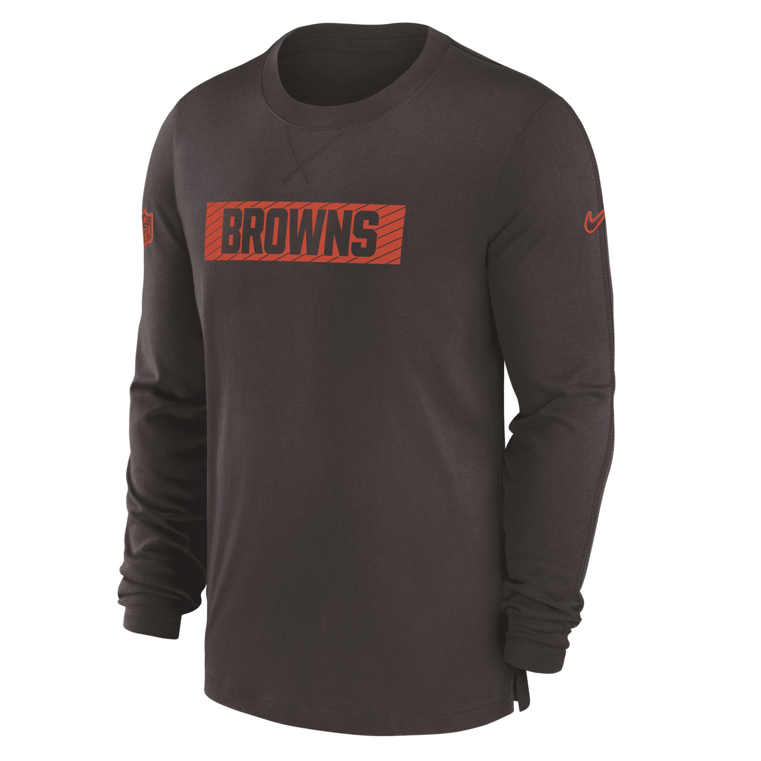 Buffalo Bills Sideline Player Team Issue Men’s Nike Dri-FIT Long-Sleeve Top Product Image