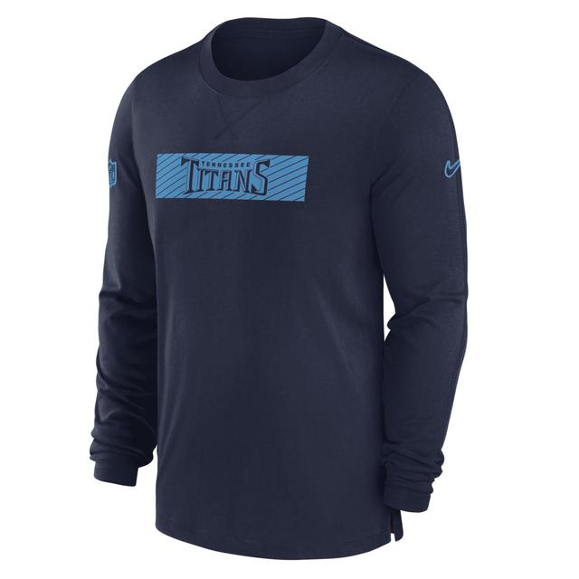 Tennessee Titans Sideline Player Team Issue Men’s Nike Dri-FIT Long-Sleeve Top Product Image