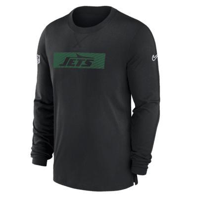 New York Jets Sideline Player Team Issue Men’s Nike Men's Dri-FIT Long-Sleeve Top Product Image