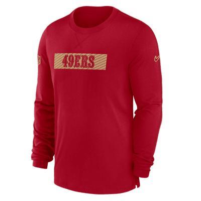 San Francisco 49ers Sideline Player Team Issue Men’s Nike Dri-FIT Long-Sleeve Top Product Image