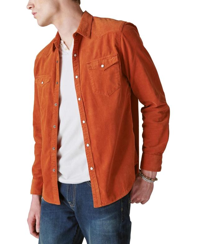 Lucky Brand Corduroy Western Snap-Up Shirt Product Image