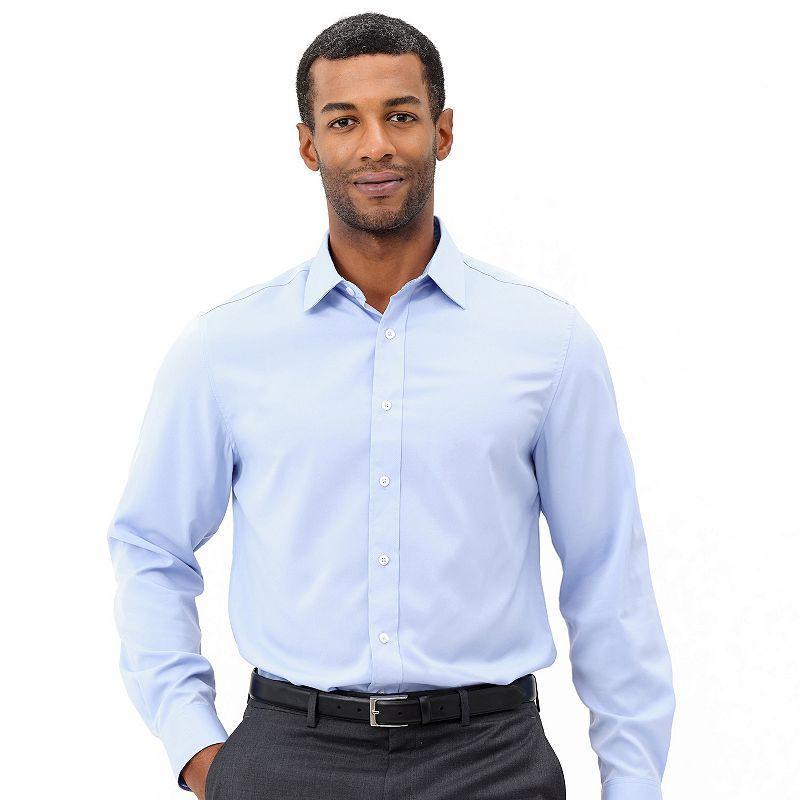 Mens Nick Graham Traveler Collection Performance Modern-Fit Stretch Dress Shirt Product Image