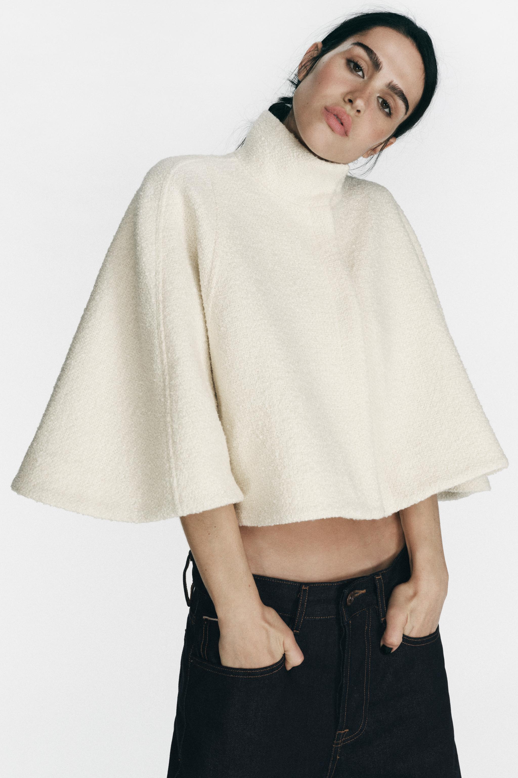 WOOL BLEND CAPE ZW COLLECTION product image