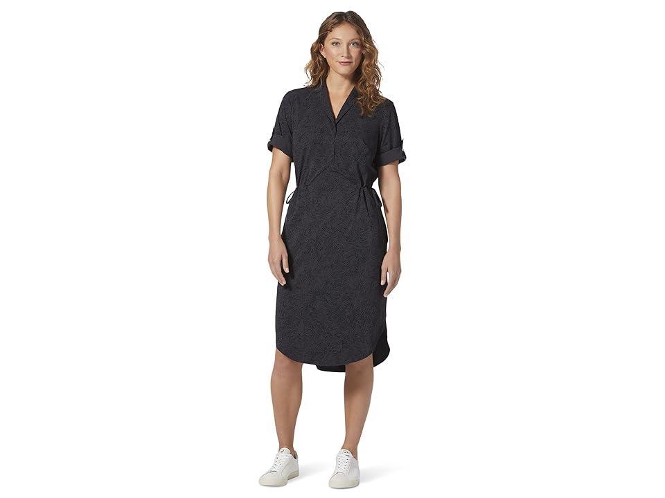 Royal Robbins Spotless Traveler Dress Short Sleeve (Jet ) Women's Clothing Product Image