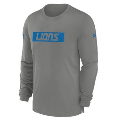 Detroit Lions Sideline Player Team Issue Men’s Nike Dri-FIT Long-Sleeve Top Product Image