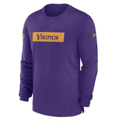 Minnesota Vikings Sideline Player Team Issue Men’s Nike Dri-FIT Long-Sleeve Top Product Image