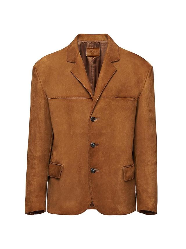 Mens Suede Jacket Product Image