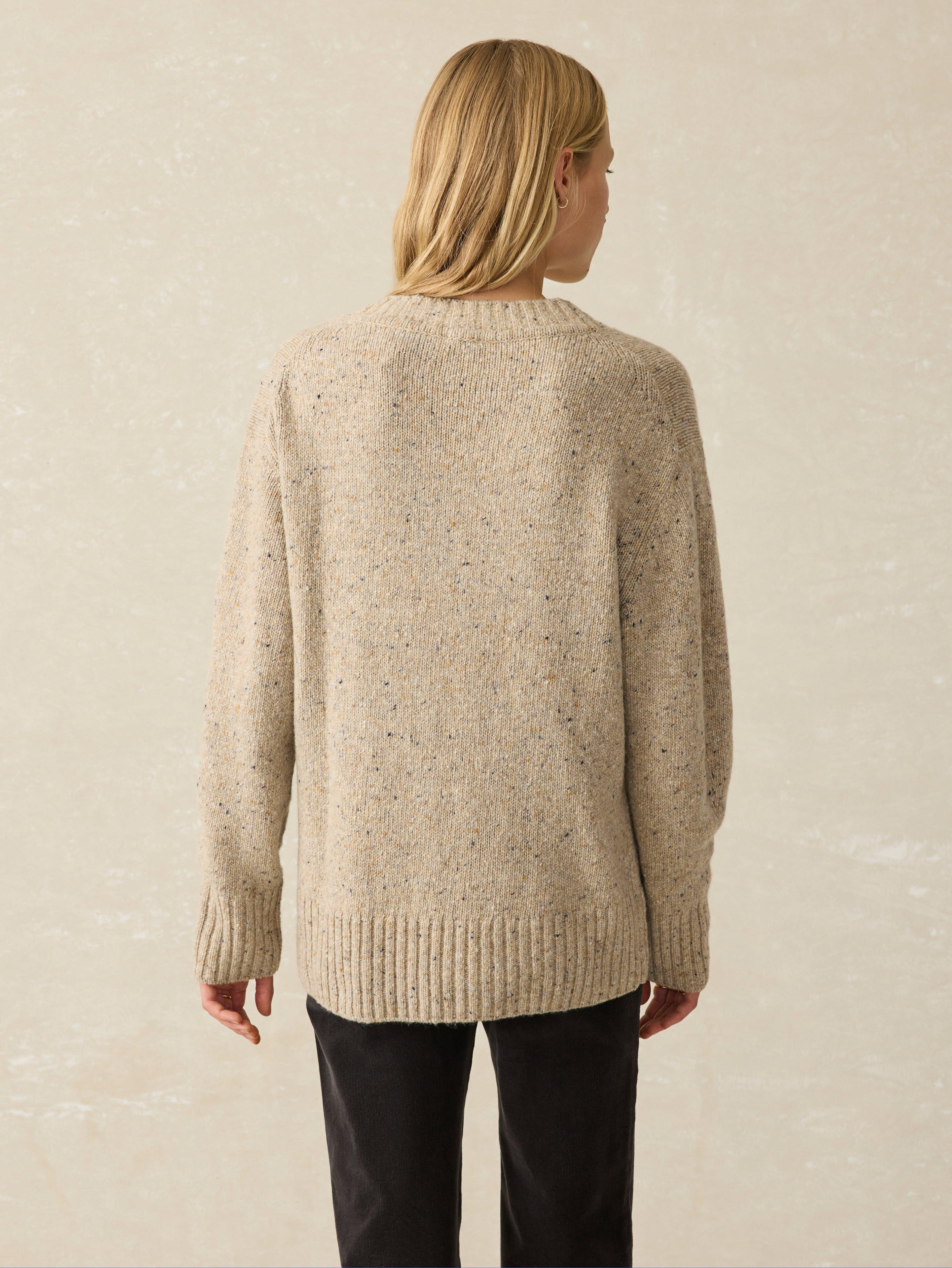 Driftwood Donegal Sweater - Oatcake Female Product Image