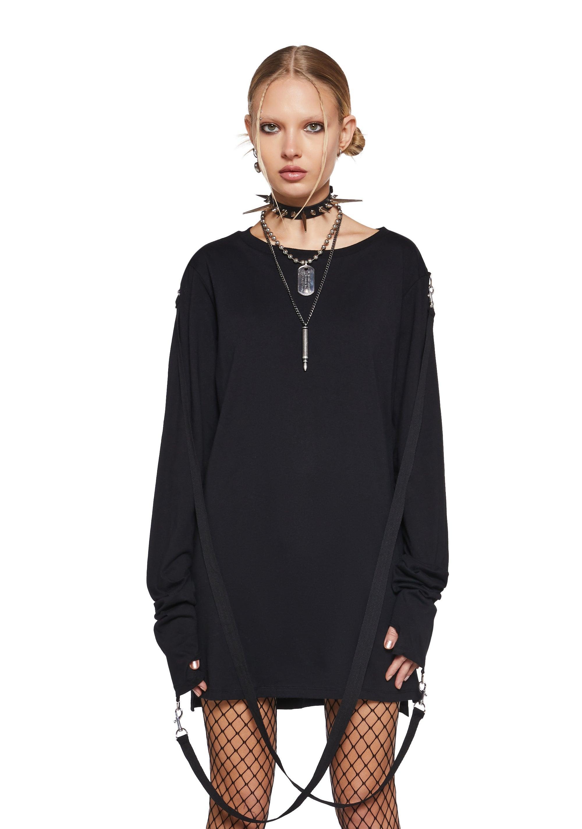 Current Mood Oversized Straps Tee Product Image